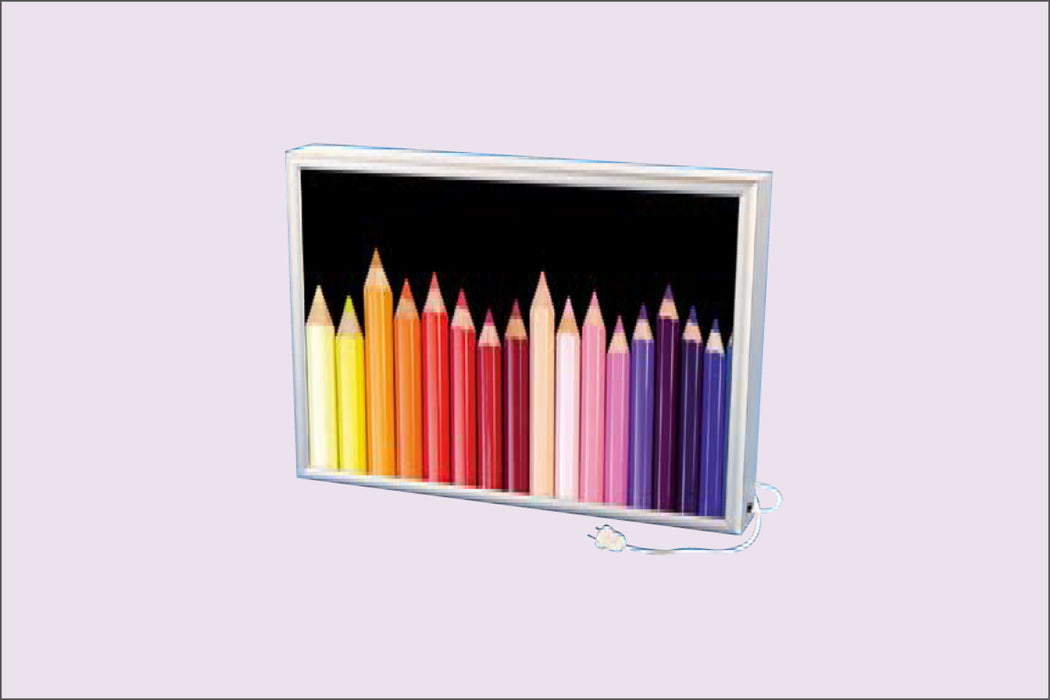 SALE % - Lightbox mit Klapprahmen