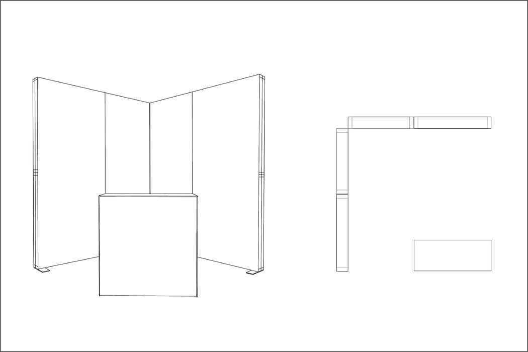 Messeset 2x2 PVC | Set P1