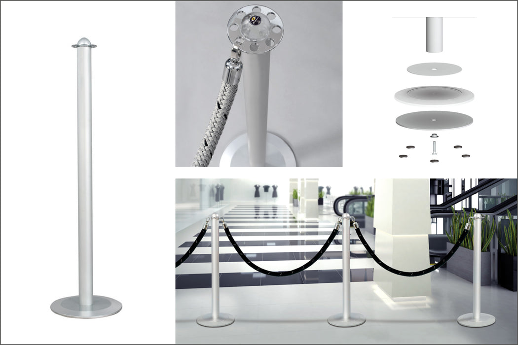 Absperrung Seilsystem