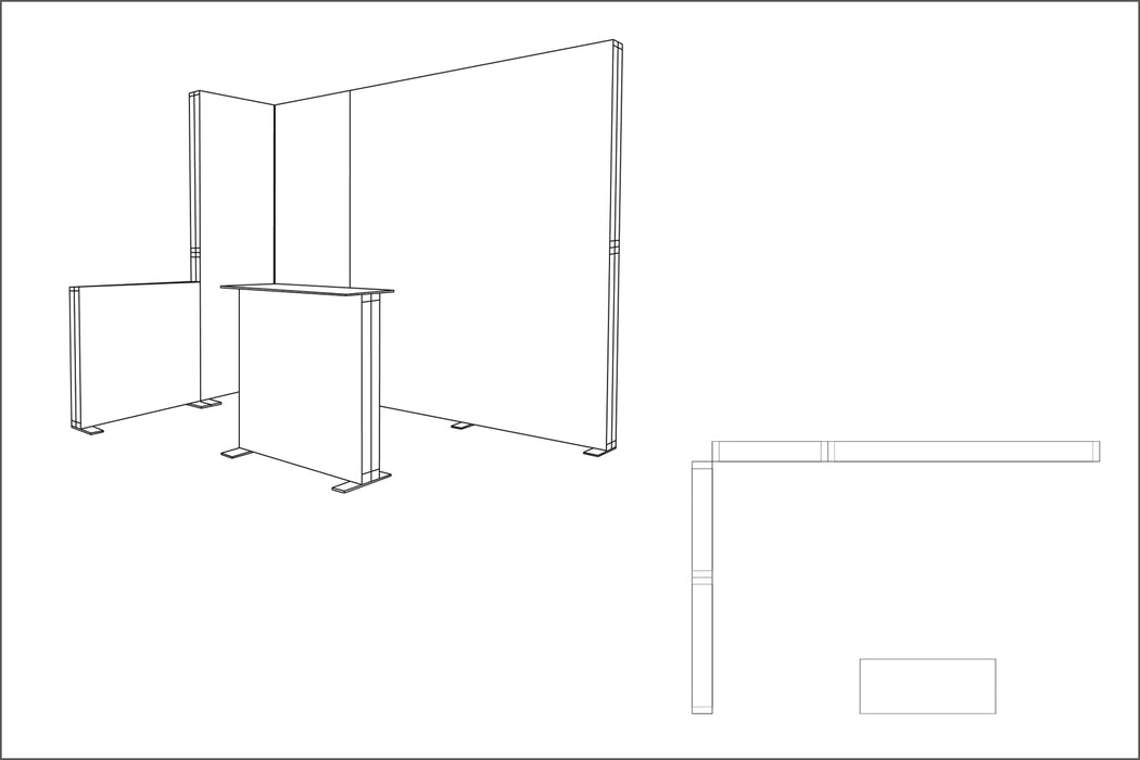 Messeset 3x2 PVC | Set P1