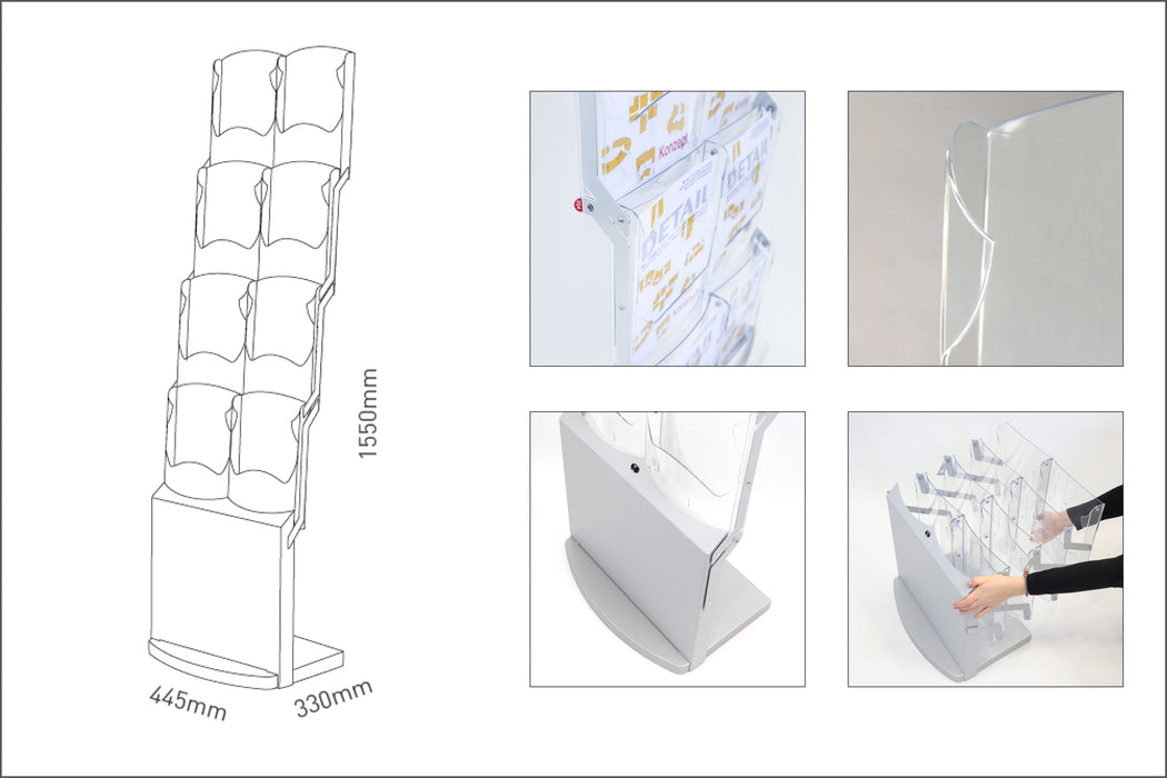 Prospektständer Mobil Pro 8
