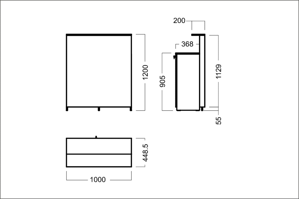 Theke LED OL-C500 (Stoff)